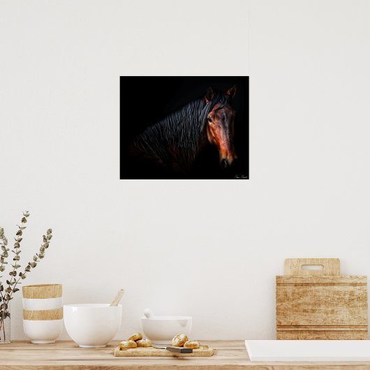 Horse Portrait VII Poster (Keuken)