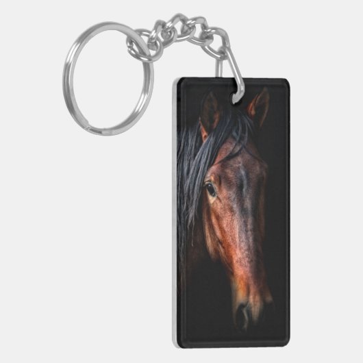 Horse Portrait VII Sleutelhanger (Voorkant Links)
