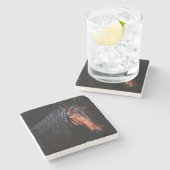 Horse Portrait VII Stenen Onderzetter (Zijkant)