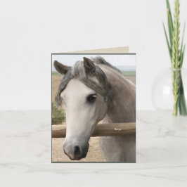 Horse Portret Hartelijk dank Bedankkaart