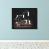 Horse portret VIII Canvas Afdruk (Insitu (Houten vloer))