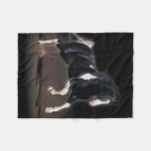 Horse portret VIII Fleece Deken (Voorkant (Horizontaal))