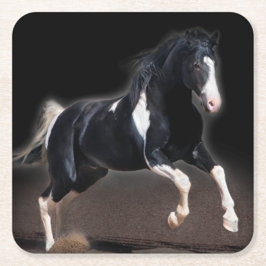 Horse portret VIII Kartonnen Onderzetters (Voorkant)