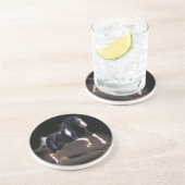 Horse portret VIII Zandsteen Onderzetter (Zijkant)