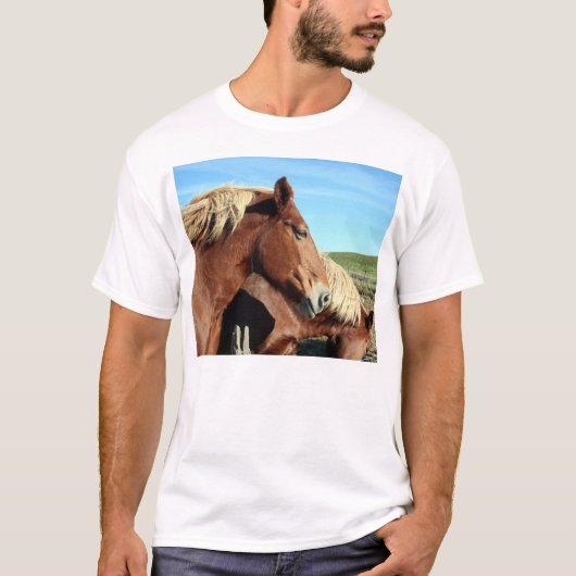 Horse Portriat T-shirt (Voorkant)