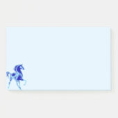 Horse Post it Notes - blauw (Voorkant)