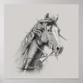 Horse Poster: Majestic Power op het display Poster (Voorkant)