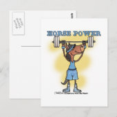 Horse Power Briefkaart (Voorkant / Achterkant)