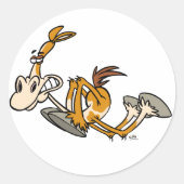 Horse Power cartoon sticker (Voorkant)