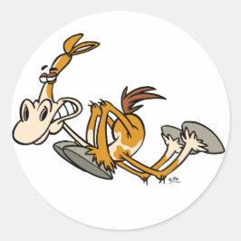 Horse Power cartoon sticker