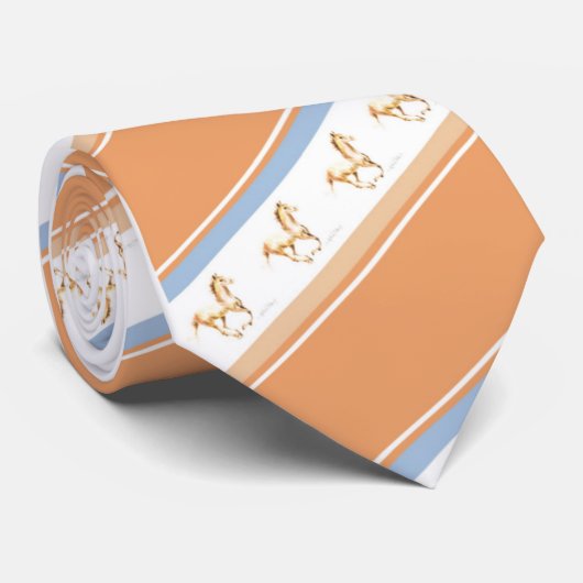 Horse Print Stropdas van Heather French Henry (Opgerold)