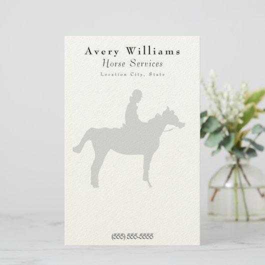 Horse Pro Small Briefpapier (Staand voorkant)