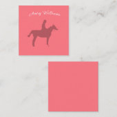 Horse Pro Small Vierkante Visitekaartje (Voorkant / Achterkant)