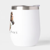 Horse Quote Waterverf Aangepaste foto rijden (Links)