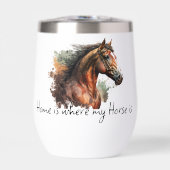 Horse Quote Waterverf Aangepaste foto rijden (Voorkant)