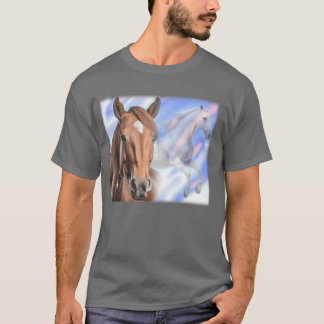 Horse Race Art Paardensport Decor Paardenliefhebbe T-shirt