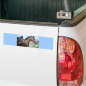 Horse Race Finish Line Bumpersticker (Op Truck)
