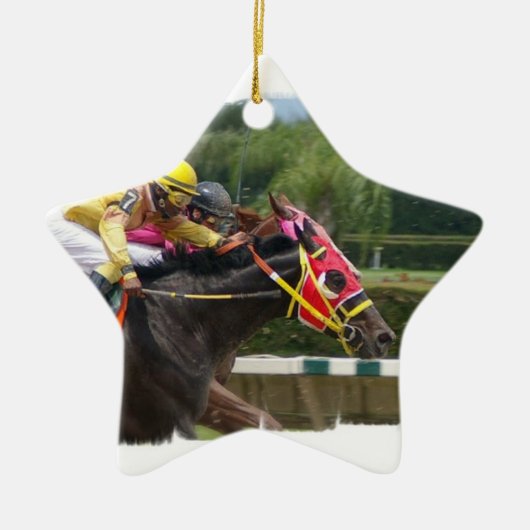 Horse Race Finish Ornament (Voorkant)