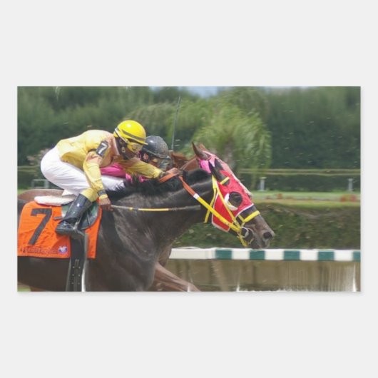 Horse Race Finish Sticker (Voorkant)