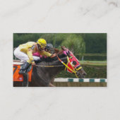 Horse Race Finish Visitekaartje (Achterkant)