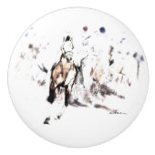 Horse Race Keramische Knop (Voorkant)