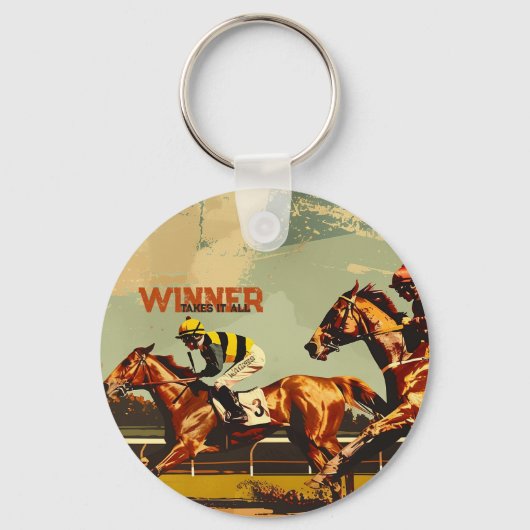 Horse Race Sleutelhanger (Achterkant)