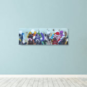 Horse Racing Canvas Afdruk (Insitu (Houten vloer))