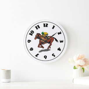Horse Racing Clock Grote Klok