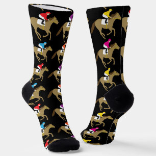 Horse Racing Derby Jockeys Patroon Sokken