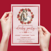 Horse Racing Derby Party Krans Rozen Kaart