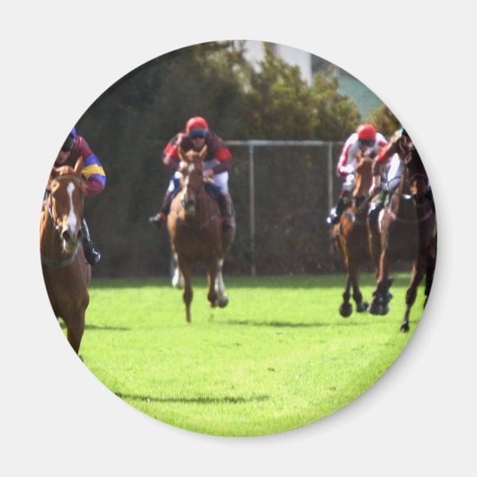 Horse Racing Field Magnet (Voorkant)