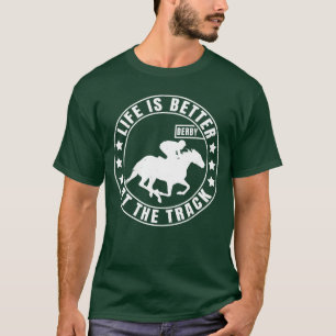 Horse Racing Horse Race Derby Gift voor Jockey vuu T-shirt
