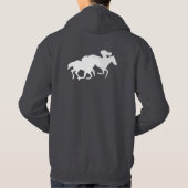 Horse Racing Italy - Basic Hooded Sweatshirt (Achterkant)
