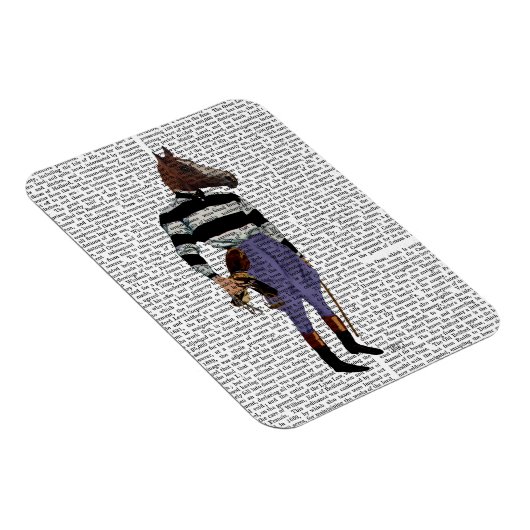 Horse Racing Jockey 2 Magneet (Rechterzijde)