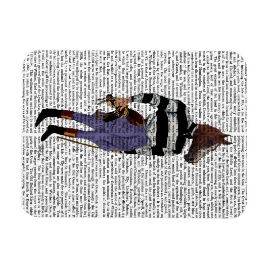 Horse Racing Jockey 2 Magneet (Horizontaal)