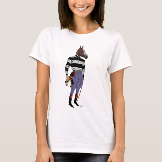 Horse Racing Jockey 2 T-shirt (Voorkant)