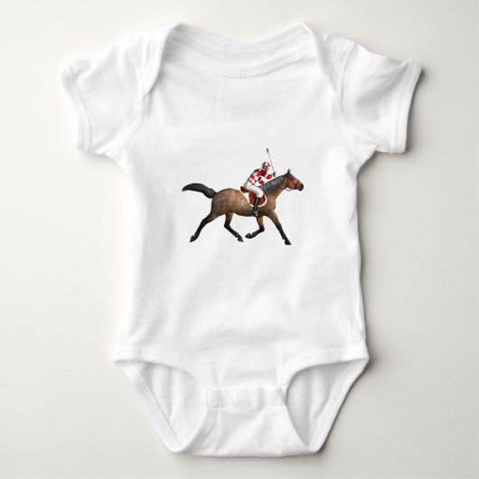 Horse Racing Jockey en Horse Romper (Voorkant)