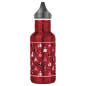 Horse Racing Jockey Pink Silks Waterfles (Links)