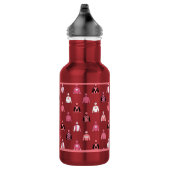 Horse Racing Jockey Pink Silks Waterfles (Rechts)