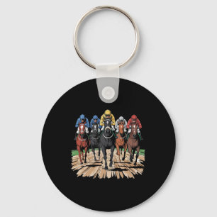 Horse Racing Jockey Racer Der Sleutelhanger