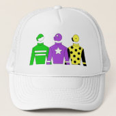 Horse Racing Jockey Silks Trucker Pet (Voorkant)