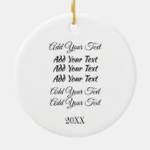 Horse Racing Keramisch Ornament (Achterkant)