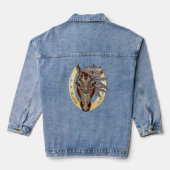 Horse Racing Lucky Hoefijzer Denim Jacket (Achterkant)