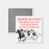 HORSE racing Magneet (Voorkant / Achterkant)