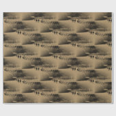 Horse Racing Muddy Track Grunge Cadeaupapier (Vlak)