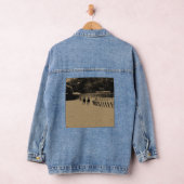 Horse Racing Muddy Track Grunge Denim Jacket (Hangar)