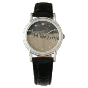 Horse Racing Muddy Track Grunge Horloge