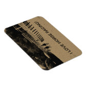 Horse Racing Muddy Track Grunge Magneet (Rechterzijde)