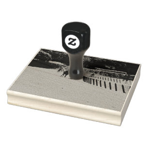 Horse Racing Muddy Track Grunge Rubberstempel