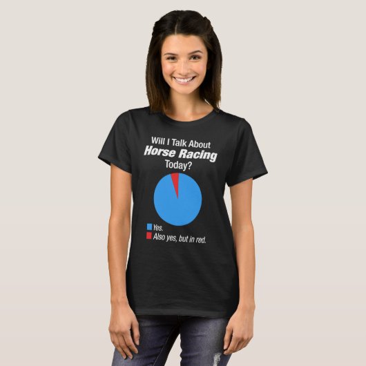 Horse Racing  Obsessed T-shirt (Voorkant volledig)